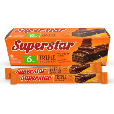 Superstar Triple Chocolate Bar 18g Africa Global