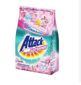 Attack Softener Detergent Powder 800g