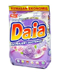 Daia Detergent Powder + Softener (Violet) 800g x 12 Bags Carton