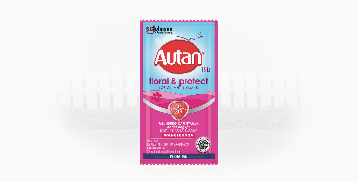 Autan Protect Mosquito Repellent (Floral) 6ml x 8pack @144Sc Carton