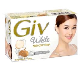 Giv White Skin Care Bar Soap 76g x 72pcs Carton