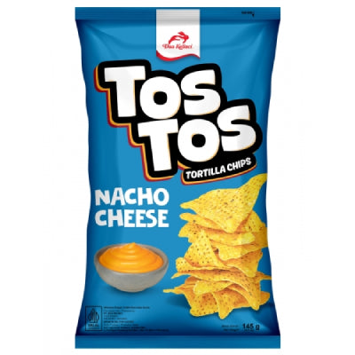 Tos Tos Tortilla Chips (Nacho Cheese) 145g